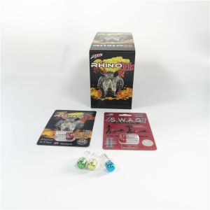 Rhino 69 Series Blister Card Packaging Male Enhancement Pills 3d Pill Blister