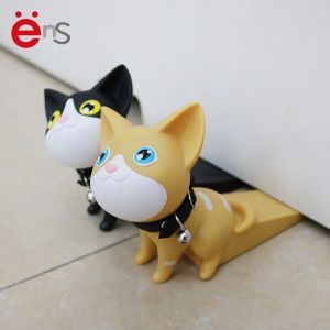 ODM Decorative PVC Door Stopper cat shaped EN71 ASTM F963 Certificate