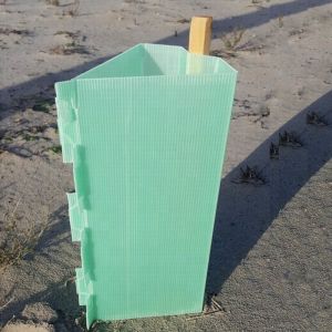 6mm Corrugated Plastic Tree Guard Herbicides Protection