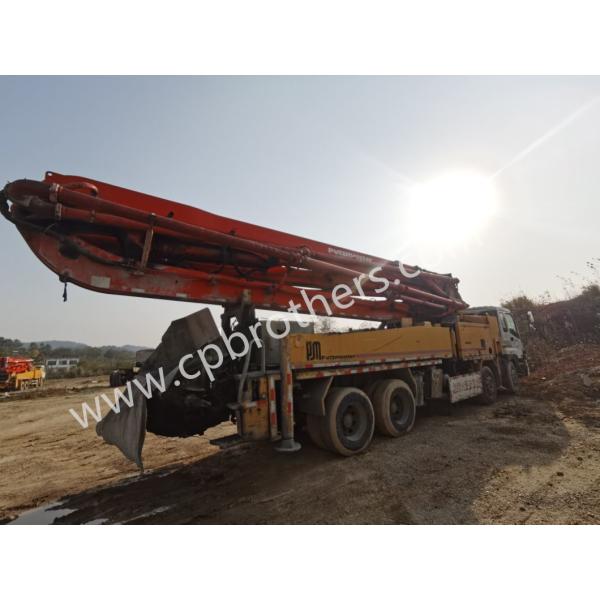 SG5366THB M46 Cylinder Type 2013 Putzmeister 46m Second Hand Concrete Pump Truck Pump