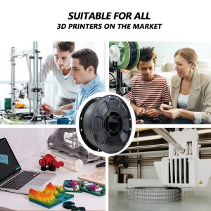 Matte Black PLA Filament 1.75mm For 3d Printing Filament