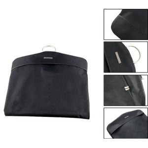 Black Garment Bag Personalized Polyester Foldable Garment Hanging Bag