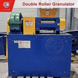 300x150mm Double Roller Press Granulating Machine For Natural Temperature