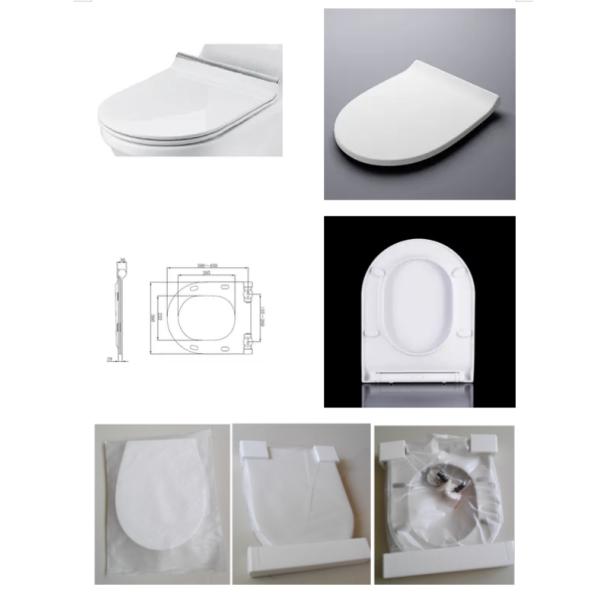 Polypropylene Wc European Plastic Toilet Seat Cover With Sustainable Characteristics
