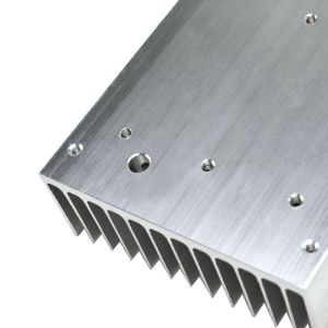 ISO9001 Brushing Extruded Heat Sink Profiles With Wood Precision Machining