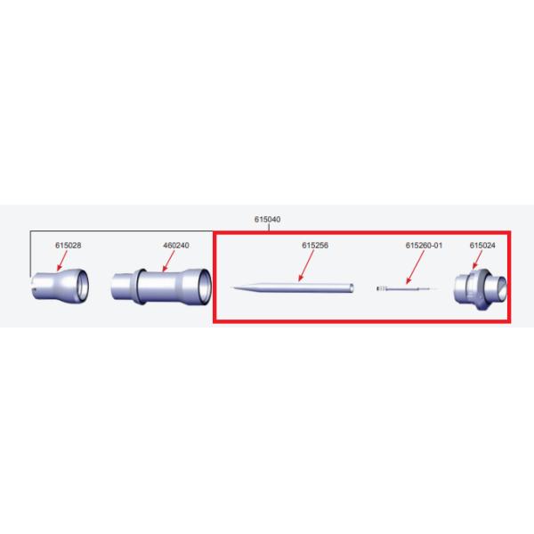 MS Topcoat A4 Spray Nozzle Holder 615256 615260-01 615024