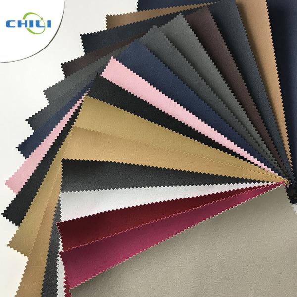 Buy Lightweight Plastic Leather Upholstery Fabric Special Edge Design Non Woven at wholesale prices