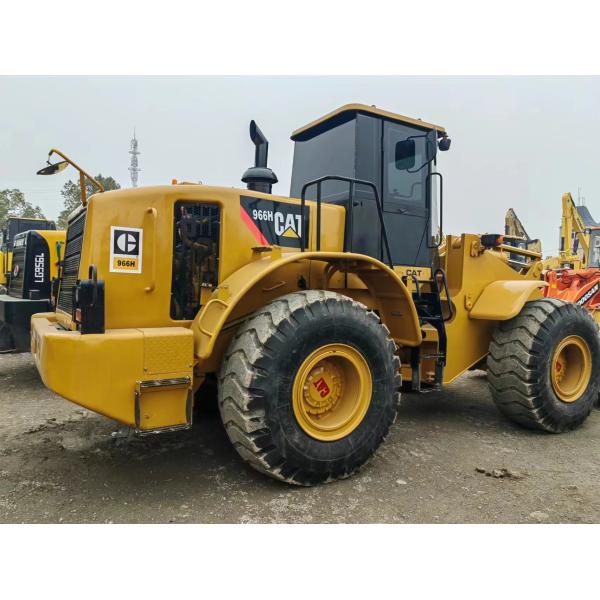 High Efficiency CAT 966H Pre Owned Loader 6 Ton Used Caterpillar Loader