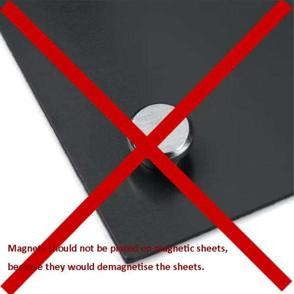 80°C Strongest Flexible Rubber NdFeB Neodymium Magnetic Sheet Tolerance ±10% A4 Size