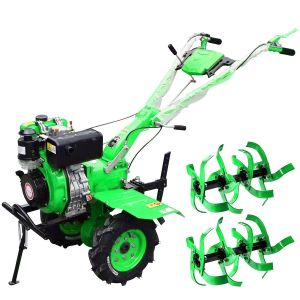 China 186F Diesel 9HP Agriculture Tiller Machine Electric Start on sale