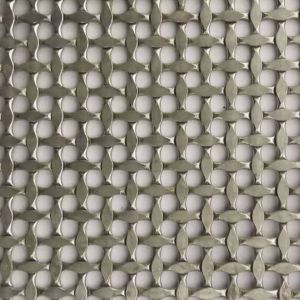 Antique Brass Ss 0.5mm Lock Crimp Wire Mesh For Interior Decoration