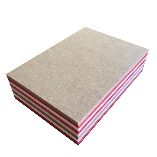 Buy Polyester Fiber Material  Fire Retardant Board Stadium Sound Attenuation Panels at wholesale prices