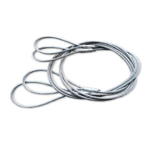 China Port Service Log Lashing Materials Steel Wire Rope with Soft Eye Loop 6x24