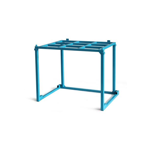 Buy CE RAL Painted 1.5T Capacity Folding Stackable Steel Racks at wholesale prices