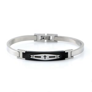 Fashionable stainless steel buckle bracelet design, simple titanium steel hot