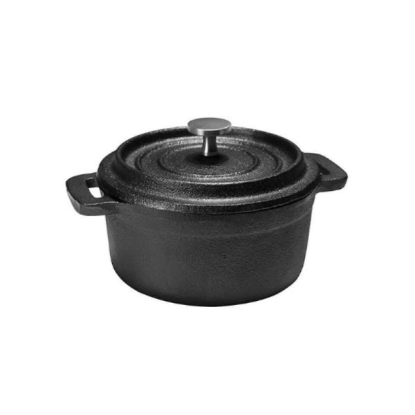 Buy Cast Iron Enamel Coating Pre Seasoned Dutch Oven With Lid For Camping at wholesale prices