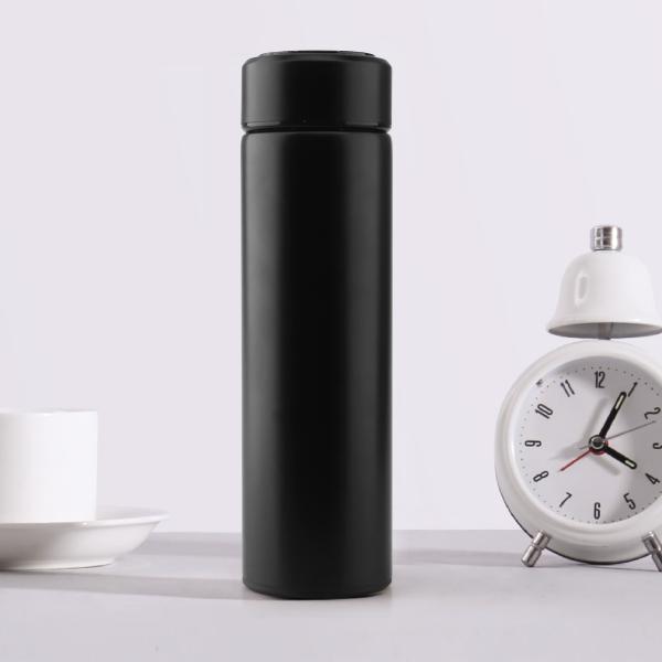 500ml Double Wall Stainless Steel Vacuum Insulated Led Temperature Display Thermos Flasks Smart Water Bottle