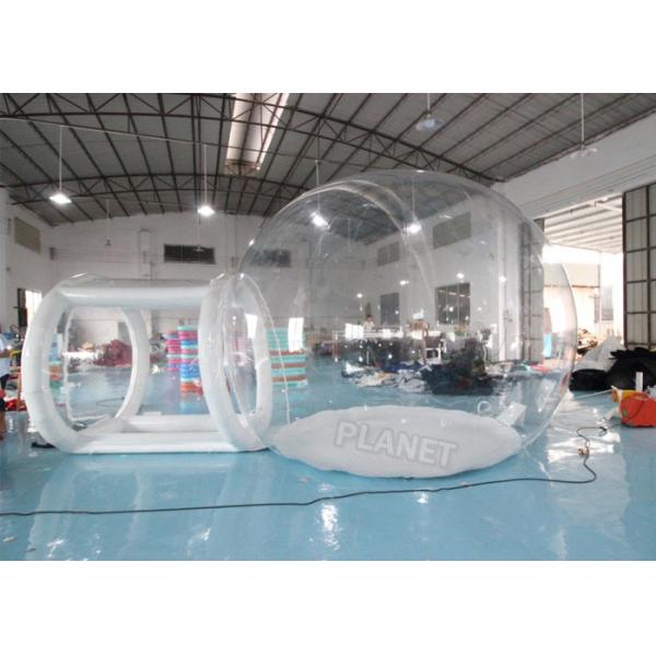 Buy 4mDia Transparent Clear Inflatable Dome Bubble Camping Tent With Airtight Tunnel at wholesale prices