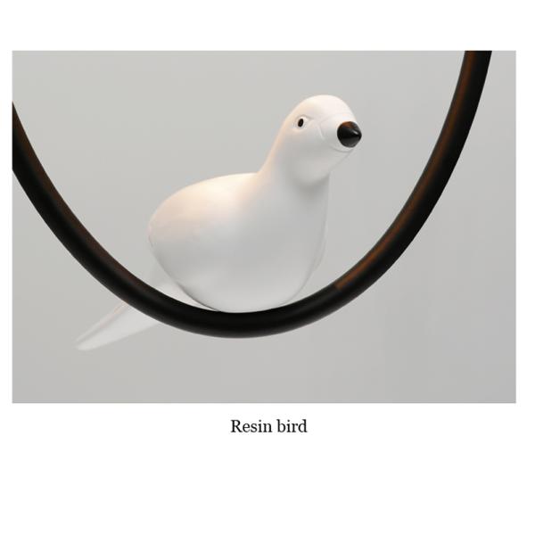 Retro loft wall lamp double heads bird light study office stair aisle living room bedroom Birds wall light9WH-VR-45)