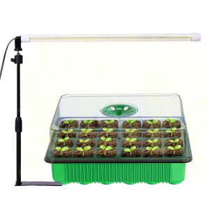 Quality Indoor Plants Seedlings Succulents Tabletop Grow Lights With Stand Full Spectrum for sale