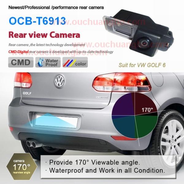 Ouchuangbo Car color night vision waterproof front view for Volkswagen Golf 6