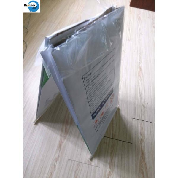 25kg 50kg Logo Print 2 Ply Kraft Paper Laminated PP Woven Valve Cement Bag