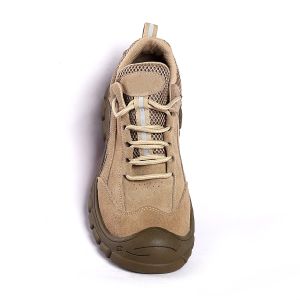 Unisex Microfiber Leather Mesh Breathable Low Top Safety Shoes