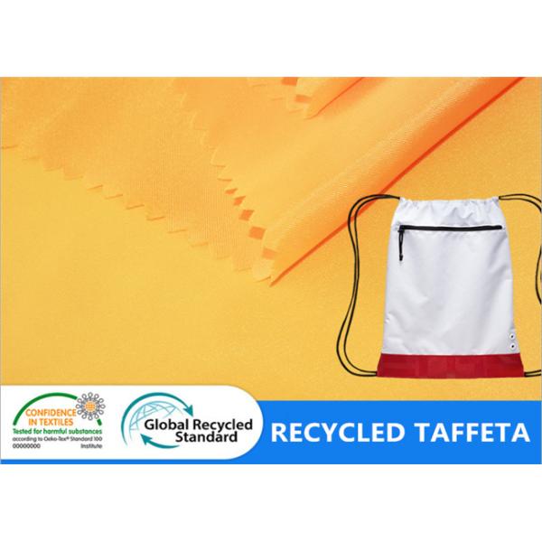 Buy 190T Taffeta Polyester Tear Proof Recycled Plastic Fabric at wholesale prices