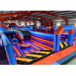 30x15m Indoor Outdoor Inflatable Playground Obstacle Couse Intercative