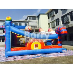 Fire Resistant Inflatable Bouncer Indoor Colourful Playground Jumper Bounce