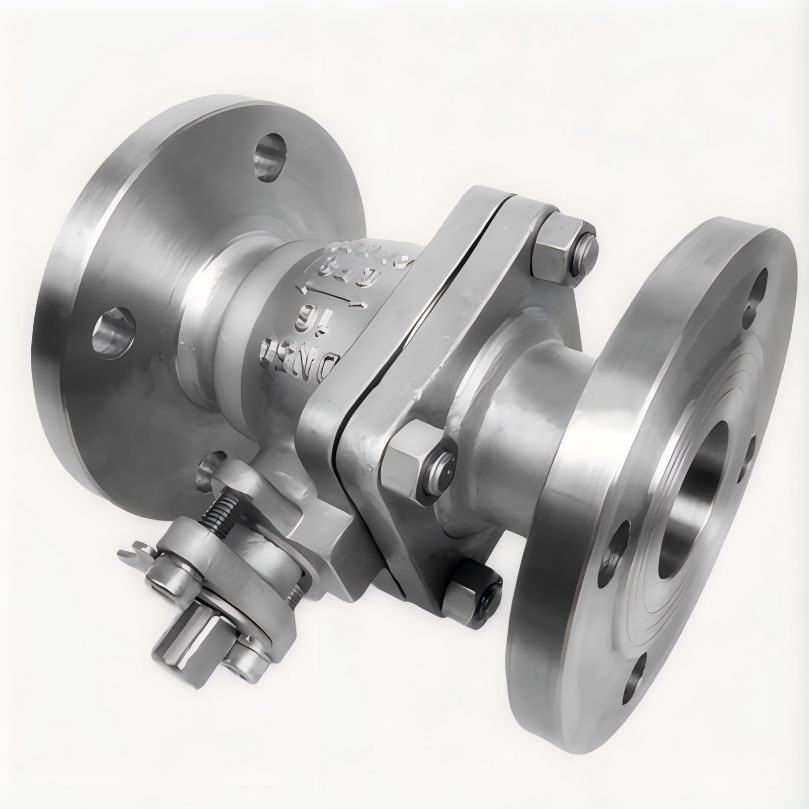 Manual 304L stainless steel ball valve, two-piece soft seal floating ball valve