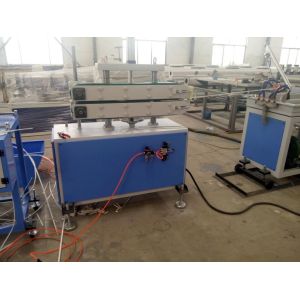 Professional Plastic Profile Extrusion Line / PVC WPC Decking Profile Making