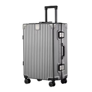 TSA Lock Durable Large 360° Spinner Wheels Luxury Aluminum Frame Travel Suitcase for Business Fashionable Holiday Travel
