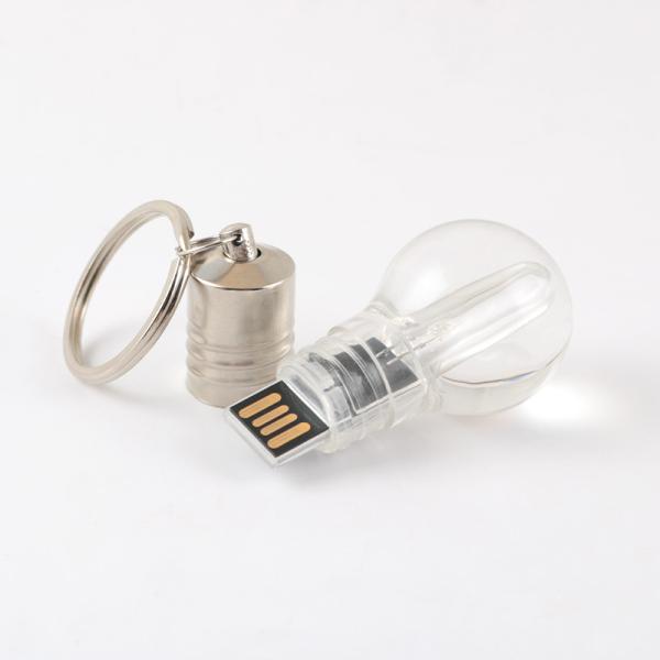 Lightbulb Shaped Custom Crystal Flash Drive 90x30cm