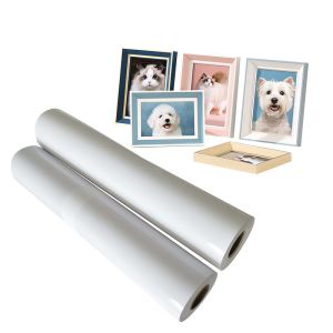 Large Format Printable 230gsm High Glossy Weak Eco-solvent Photo Paper Roll