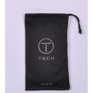 Heat Transfer Lamination Microfiber Glasses Pouch , Gravure Drawstring