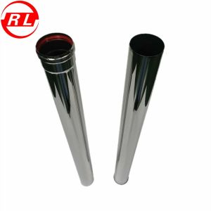 Black Powder Coating 1m Stainless Steel Pellet Stove Pipe