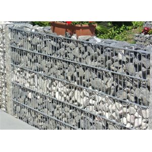 Quality 50x50mm Welded Wire Gabions Mattress / Welded Gabion Stone Cage Box for sale