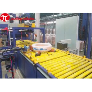 Automatic Metal Coil Packing Line With Bubble Film OD900mm