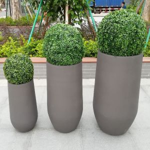 Effortlessly Elevate Your Plant Display With Fiber Clay Planters
