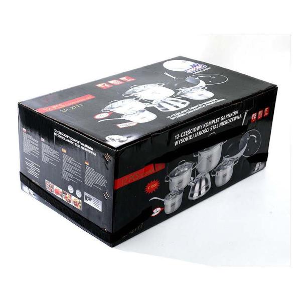 High Quality Restaurants Cookware Set Non Stick Stainless 12pcs Cookware Set Cooking Pot Set