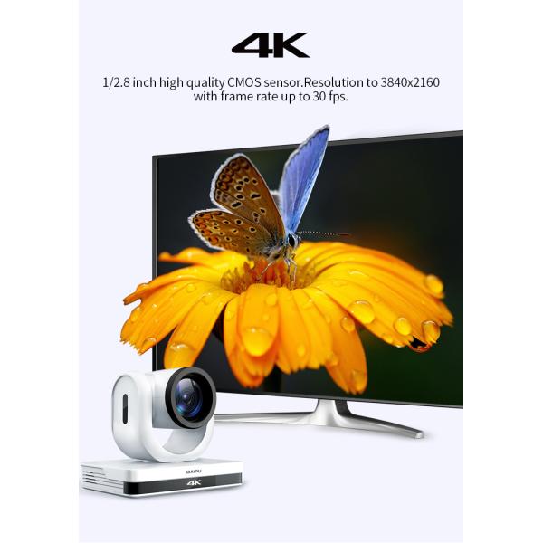 PTC-20SK PoE HD-MI 3G-SDI USB 4K30 UHD IP Broadcasting PTZ Camera for High Definition