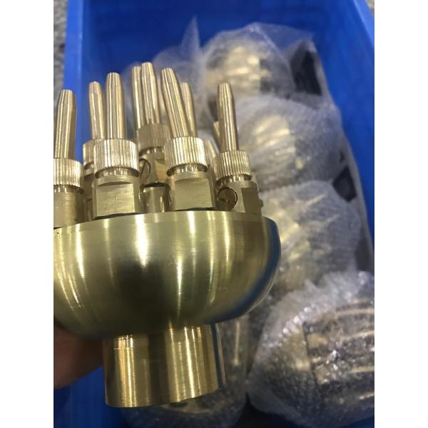 Buy Brass Adjustable Fountain Nozzles Water Flow 25m3/h at wholesale prices