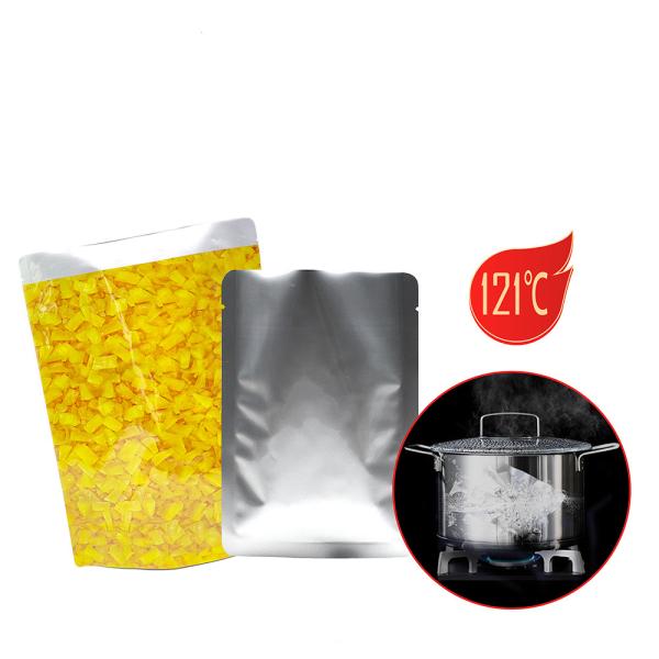 Buy Aluminum Foil Vacuum Food Retort Pouch For Pasteurization At 121 Degrees at wholesale prices