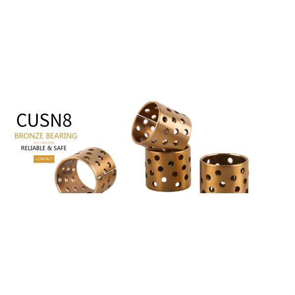 Thin - Walled Split Bronze Bushings Oil Pocket Metric Size Plain Bearing