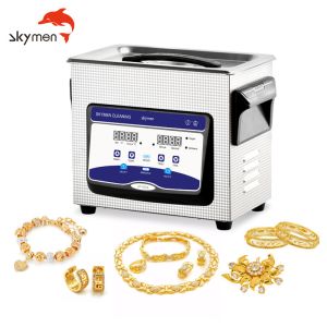 Digital Timer 120W 0.8 Gallon Ultrasonic Jewelry Washer 40kHz