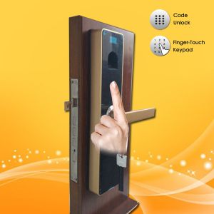 Remote Control Password Door Lock Zinc Alloy Material For Home / Office Security