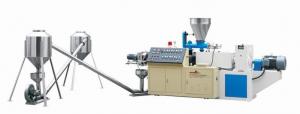 Quality SJZ92 Conical double screw extruder PVC pellet/granule making machine/production line for sale