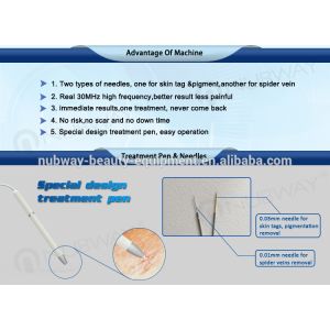 30hz high frequency Immediately result 8.4Inch touching screen spider vein