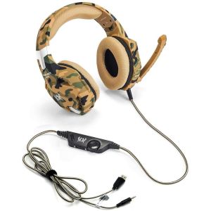 USB PC Stereo Wired DC5V G2600 Camouflage Gaming Headset